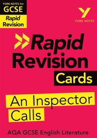 York Notes for AQA GCSE (9-1) Rapid Revision Cards: An Inspector Calls - catch up, revise and be ready for the 2025 and 2026 exams [DRM] - Peter Morrisson - ebook