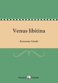 Venus libitina - Konstanty Górski - ebook
