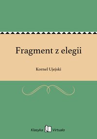 Fragment z elegii - Kornel Ujejski - ebook