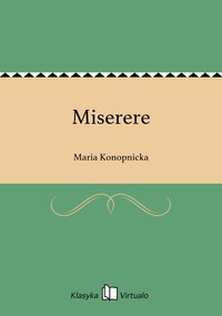 Miserere - Maria Konopnicka - ebook