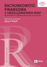 Rachunkowość finansowa z uwzględnieniem MSSF - Józef Pfaff - ebook