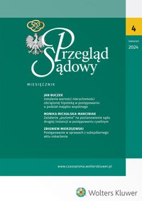 Przegląd Sądowy. Nr 4/2025 - Opracowanie zbiorowe - ebook
