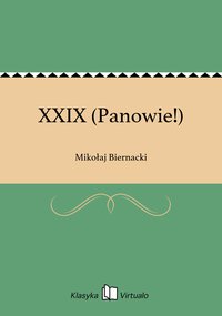 XXIX (Panowie!) - Mikołaj Biernacki - ebook