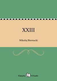 XXIII - Mikołaj Biernacki - ebook
