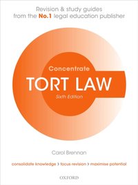 Tort Law Concentrate [DRM] - Carol Brennan - ebook