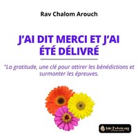 J'ai dit merci et j'ai ete delivre - Arouch Rav Chalom Arouch - audiobook