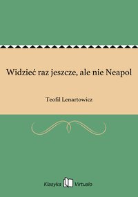 Widzieć raz jeszcze, ale nie Neapol - Teofil Lenartowicz - ebook
