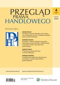 Przegląd Prawa Handlowego. Numer 4/2025 - Opracowanie zbiorowe - ebook
