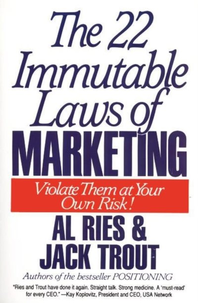 22 immutable laws of marketing al ries pdf